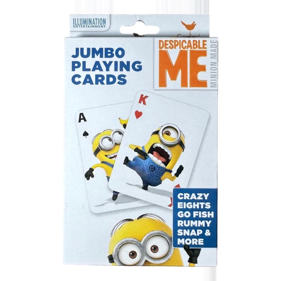 Cardinal Despicable Me Jumbo Playing Cards - Picture 1 of 2
